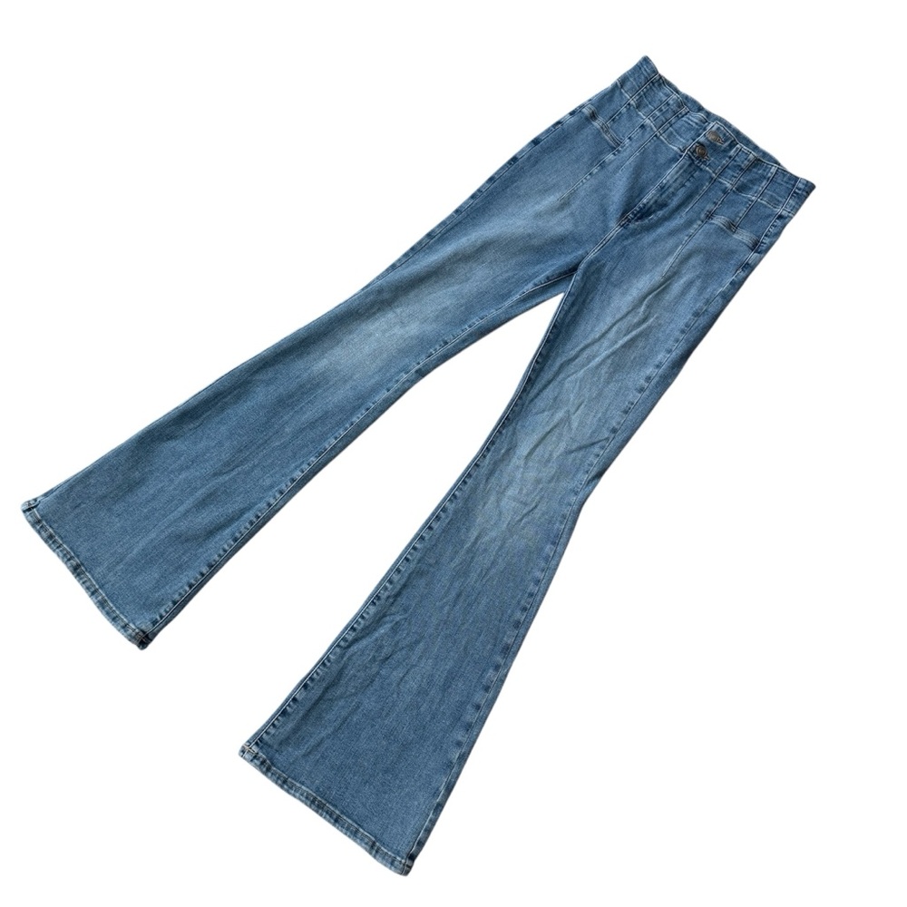 We The Free Jayde Light Blue Flare Jeans, 29 - Picture 6 of 7
